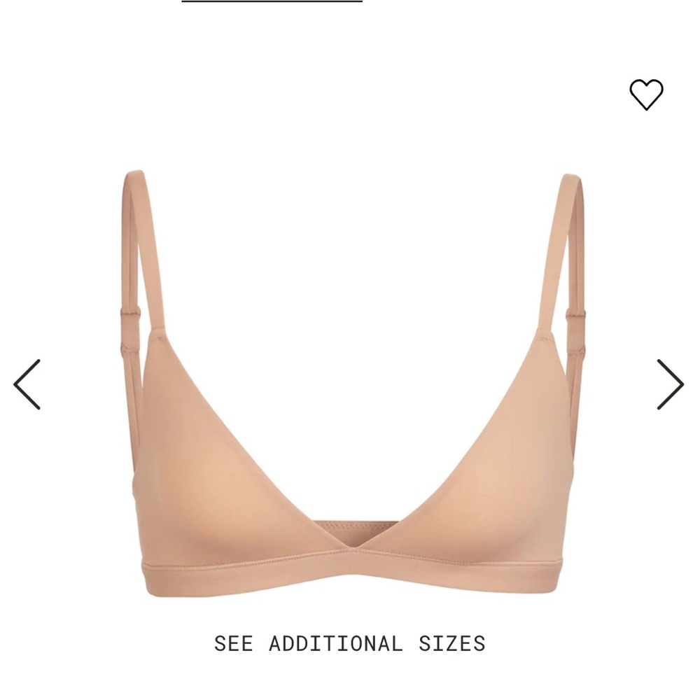 Like NEW SKIMS Fits Everybody Triangle Bralette | 3X | Ochre